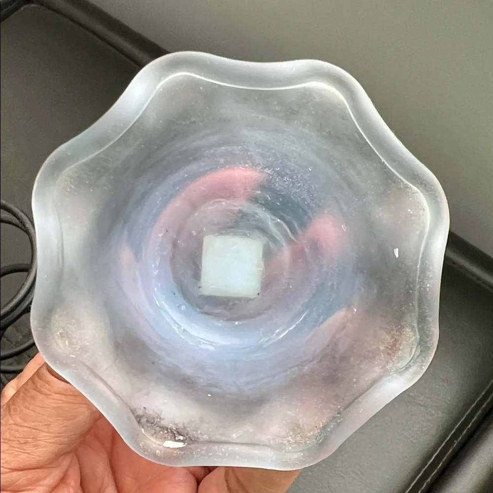 PartyLite Spiral Butterfly Votive Candle Holder Vintage Early 2000’s Blue Black - Picture 6 of 9
